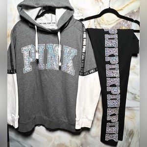 PINK Iridescent Bling Set